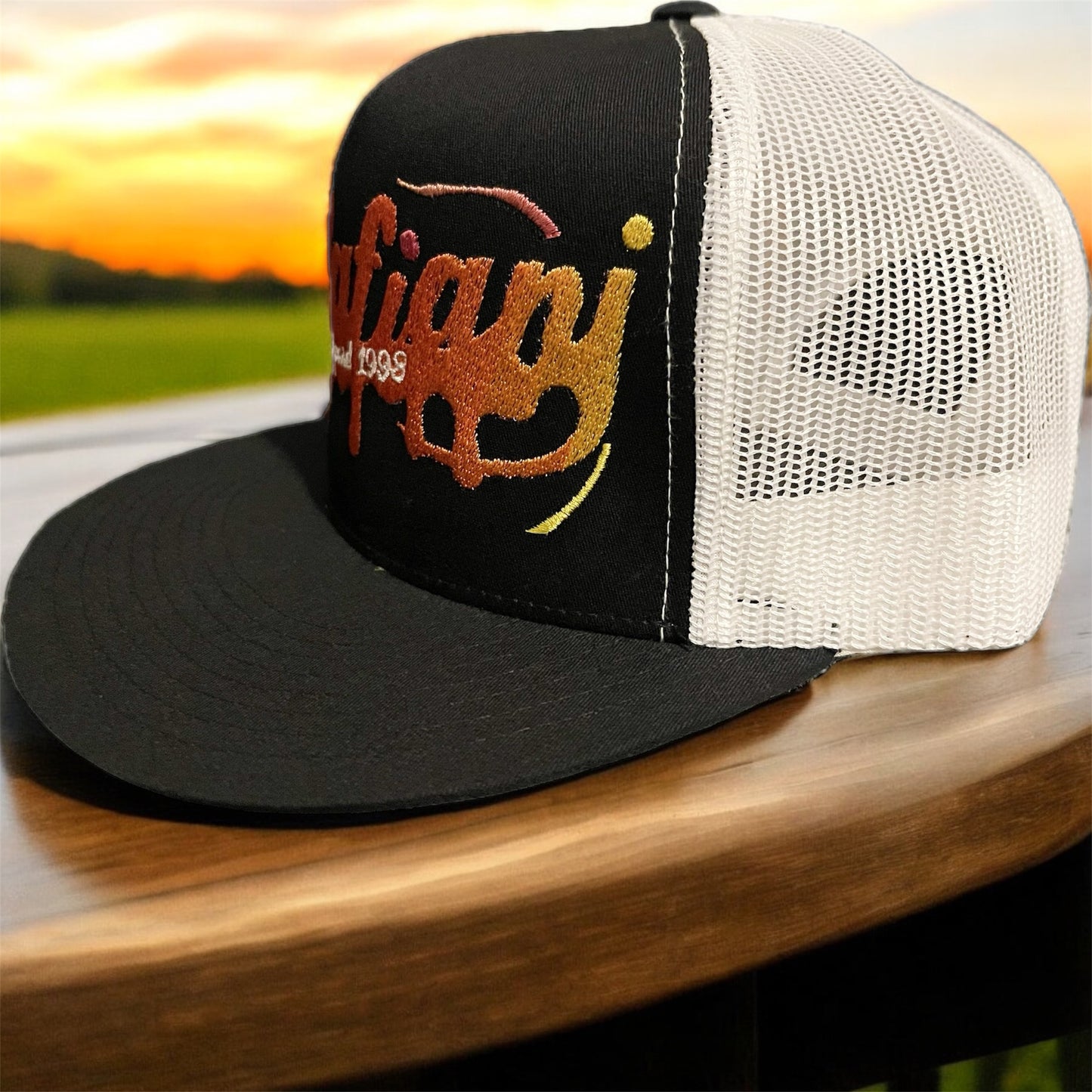 Jufafiani flamingo trucker drip