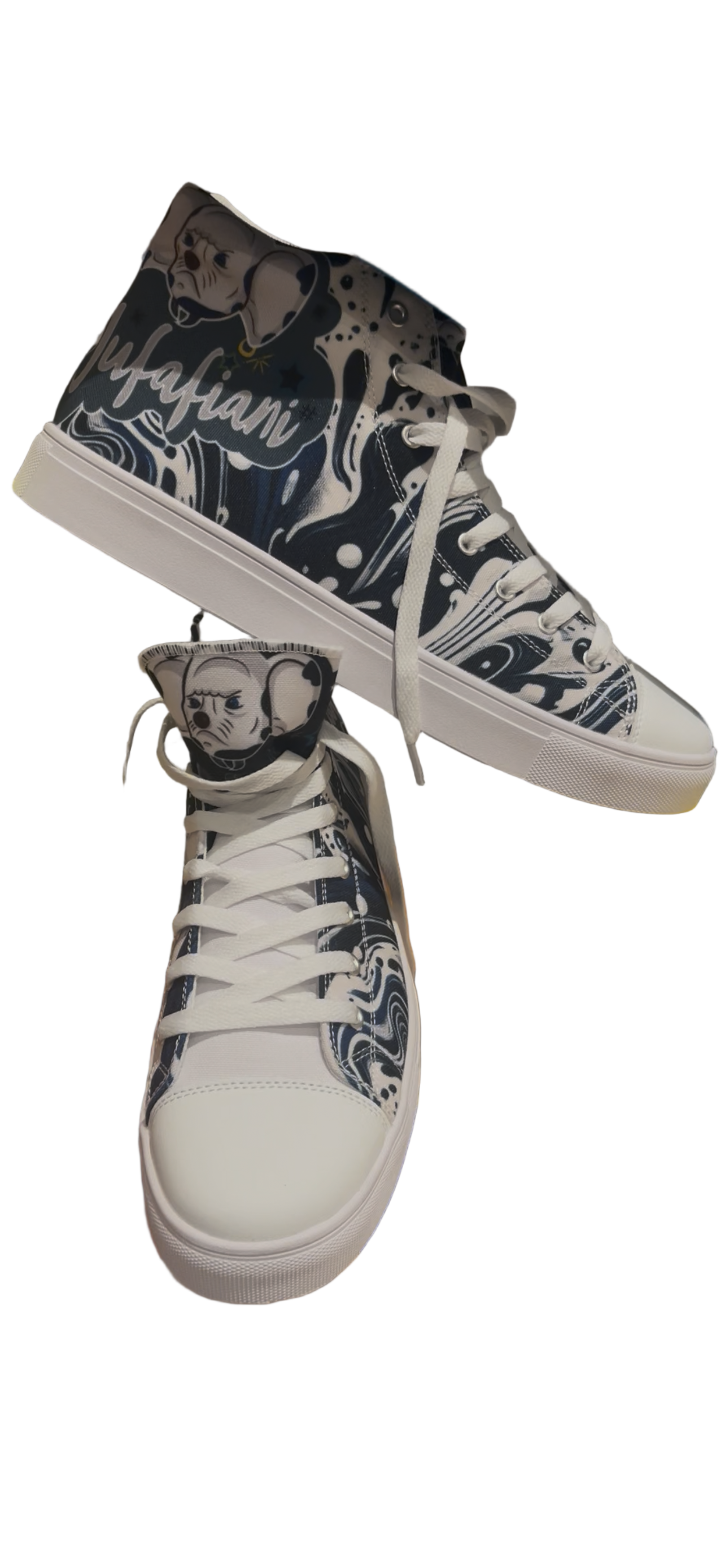 Jufafiani “Drip Beyond” High-Top Sneakers