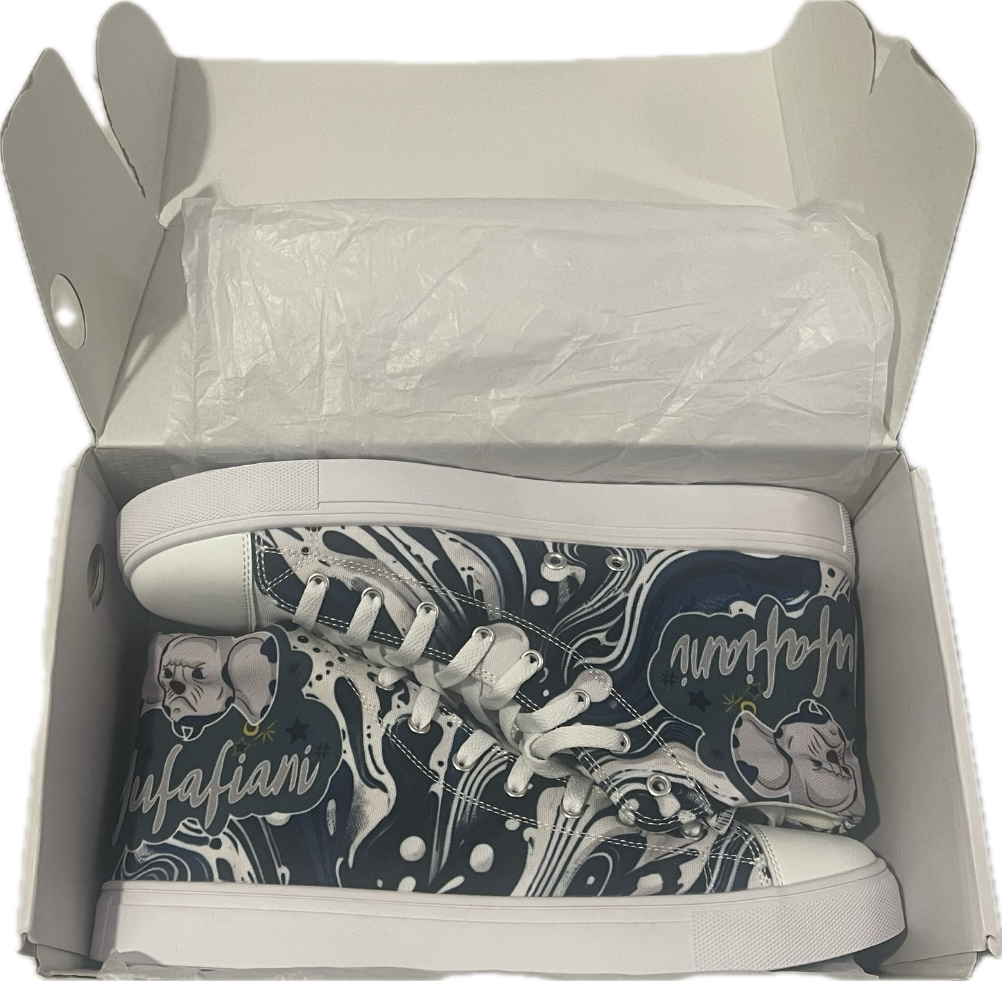 Jufafiani “Drip Beyond” High-Top Sneakers